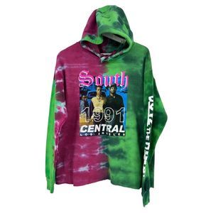 Boyz In the Hood Hoodie 1X womens Tie Dye south central sweatshirt